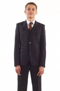 Костюм для мальчика, полуприлегающий (серый) КДД-124 comfort+ - Бостон фото 4