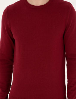 Vi_ne Slim Fit Bisiklet Yaka Basic Triko Kazak - Pierre cardin фото 6