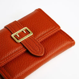 Кошелёк на кнопке, цвет рыжий - Simaland фото 3