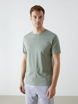 Bisiklet Yaka Penye Erkek Ti??rt