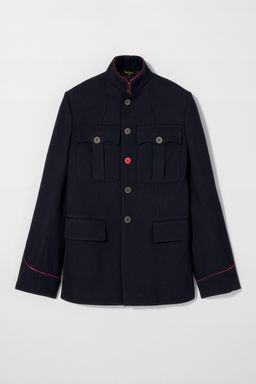 CONTRAST WOOL BLAZER BOBBY GILLESPIE X ZARA