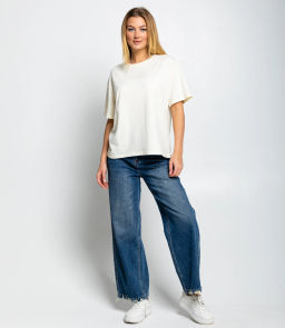 Футболка #КТ8037, кремовый - Dommod фото 4