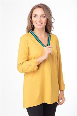 Блуза ANELLI 479 жёлтый  фото 2