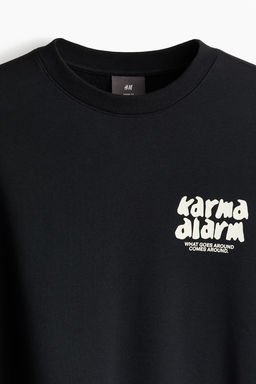 Sudadera con estampado Loose Fit - H&m фото 3