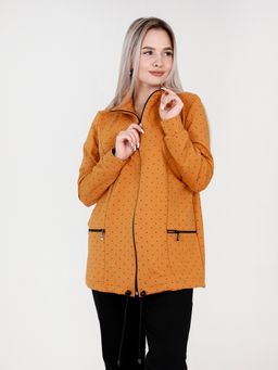 Костюм женский К-197 (футер с лайкрой) Горчичная