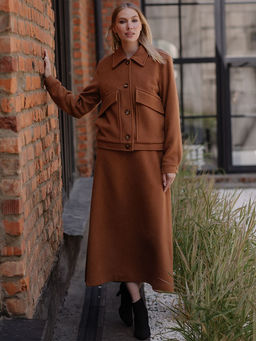 шерсть 60%, вискоза 40% юбка - Волтри фото 3