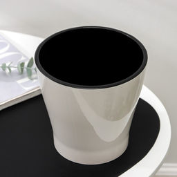 Цена за 2 шт. Кашпо для цветов со вставкой «Лея», 2.2 л, бежевое