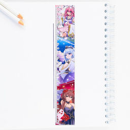 Цена за 10 шт. Линейка-закладка, картон, 25 см Мир аниме - Artfox фото 4