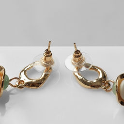 Серьги ассорти Ваканда стиль, овал, цвет коричневый - Queen fair фото 2