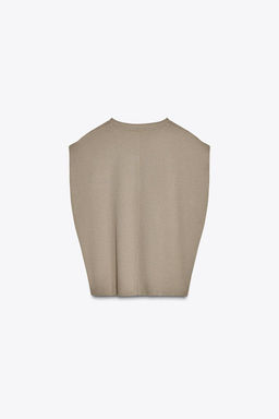 WASHED INTERLOCK T-SHIRT - Zara фото 8