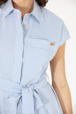 U. S. Polo Assn Женское синее тканое платье - U.s. polo assn фото 7