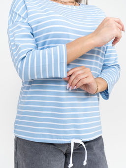 Лонгслив Николь Хлопок 95%, лайкра 5% тельняшка - Ивассорти фото 46