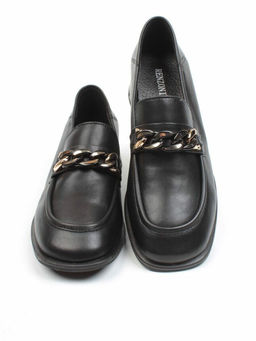 03-PDG196-1 BLACK Лоферы женские (натуральная кожа) - Фабричный китай фото 14