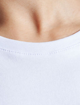 Свободная футболка с принтом из премиального хлопка с эластаном - Vilatte фото 4