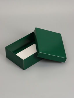 Цена за 5 шт. Коробка складная, крышка-дно «Армейский зелёный», 21×15×7 см