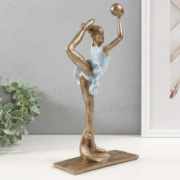 Фигура полистоун «Гимнастка с мячом», 17×9×31 см