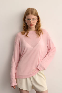 Лонгслив из трикотажа прямого силуэта - Mollis фото 3