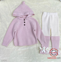 Вязанный костюм для девочки - Bruno фото 3