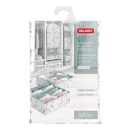 VAL BT-S16S5 Набор органайзеров для белья, 2 шт., без крышки, 32*32*10 см, BOTANIC, шт