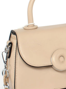 Сумка женская искусственная кожа Ch&K-8618, 1отд, плечевой ремень, бежевый SALE 260453 - Adelia фото 9