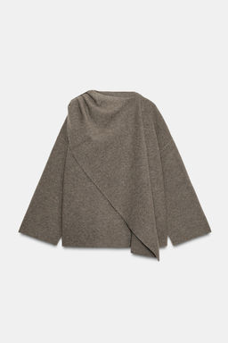 KNIT SCARF CAPE - Zara фото 5