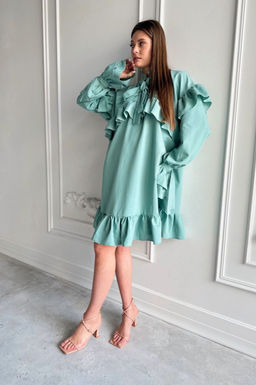 Платье AURA 3196-170 шалфей  фото 6