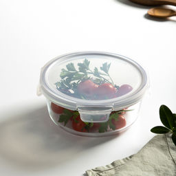 Контейнер для продуктов на защелках 950мл. круглый VETTA жаропрочное стекло арт. 825-012