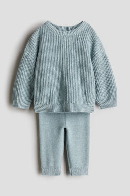 Conjunto de 2 piezas en punto de algod?n - H&m фото 3