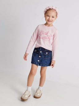 ACOOLA / Юбка джинсовая детская для девочек Kornish синий