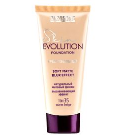 LuxVisage Крем тональный Skin EVOLUTION soft matte blur effect тон 35 Warm beige 35мл  фото 2