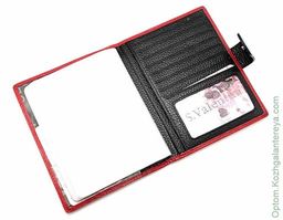 Женская кожаная визитница Sergio Valentini СВ 3177-060  фото 5