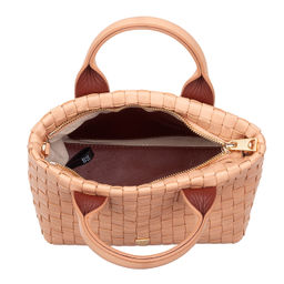 Итальянская миниатюрная женская сумочка DuDu Bags серии Ibiza | пудровый - Dudubags фото 3