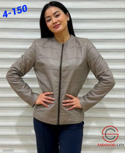 Кожаная куртка весенняя - Bruno фото 2