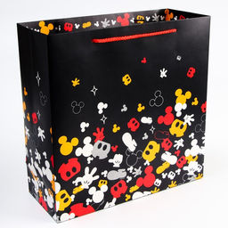 Пакет подарочный, 30х30х12 см, упаковка, Микки Маус