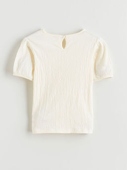 Balon Kollu Dokulu K?z ?ocuk Ti??rt