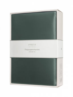 Пододеяльник сатин 200x220 зеленый сатин - Denastia фото 4