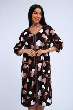 Халат велюровый на молнии (941-6) - Плиона фото 144