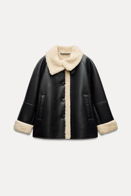 ZW COLLECTION DOUBLE-FACED JACKET - Zara фото 11