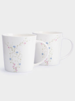 Кружка, 450 мл, 2 шт, фарфор F, белая, Цветы, Gentle garden - Anna lafarg фото 9