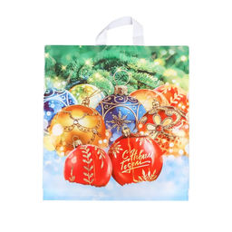 Цена за 25 шт. Новый год. Пакет Ёлкины подарки, полиэтиленовый с петлевой ручкой, 40х42 см.