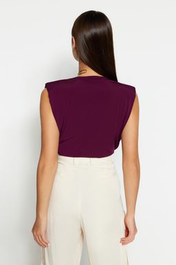 Murdum Vatkal? Kruvaze Yaka Esnek C?tc?tl? Orme Body TWOSS23BD00007