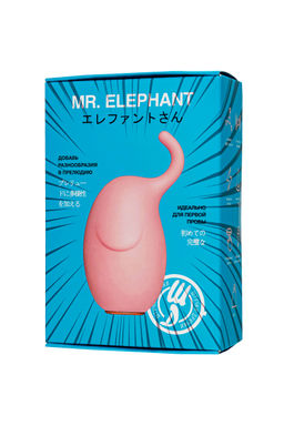Вибратор Штучки-Дрючки, Mr. Elephant, розовый, силикон, 7,5 см  фото 10