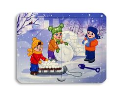 Двухслойный смарт-пазл "Зима" арт.8155 (Новый год)