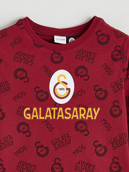 Galatasaray Bask?l? Erkek ?ocuk Pijama ?st?