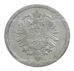 Монета 1 пфенниг 1917 года А Германия