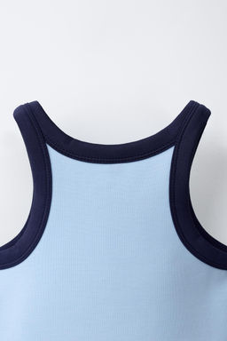 TOP CROPPED CON MODAL / Celeste - Zara фото 4