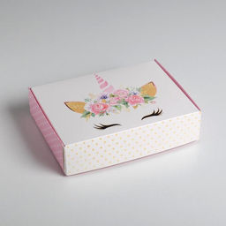 Коробка складная Единорог, 21 15 5 см