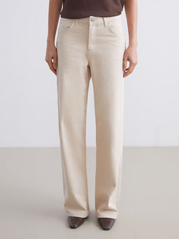 Straight Fit Kad?n Jean Pantolon