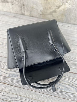 Женская кожаная сумка с клатчем 509286 Блек