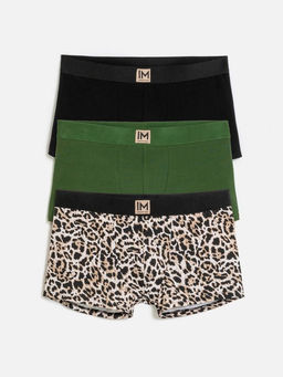 33104130007 Трусы боксер муж.в наборе из 3 шт Jake леопардовый принт - Infinity Lingerie фото 6